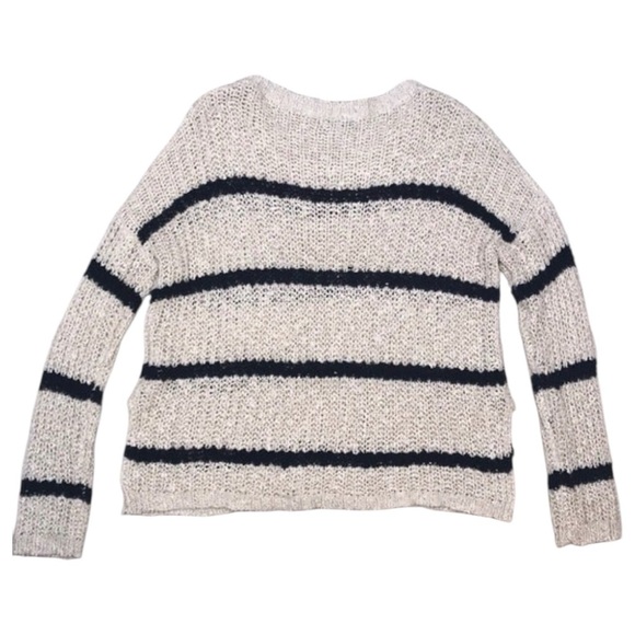 Charlotte Russe Striped Pullover Sweater Size M - Picture 6 of 8